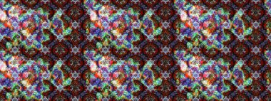 Tarafsız ve kahverengi renkte çiçekler. Düz Çiçek Elementleri Tasarımı. Raster illüstrasyonu. Renkli Bahar Teması eskiz kalıbı. Çiçekli çiçek deseni, suluboya..