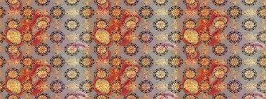 Karalama çiçeği. Renkli Bahar Teması eskiz kalıbı. Güzel kumaş deseni. Zentangle soyut çiçekleri. Raster illüstrasyonu. Düz Çiçek Elementleri Tasarımı.