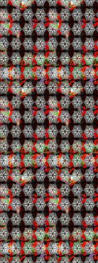 Çiçek tasarımı için inanılmaz bir kolaj cenneti tarzı. Parlak çiçekli kolaj çiçekleri siyah ve nötr. Çiçekli zambaklar eskiz arka planı.