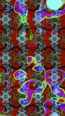 Çizim çiçek deseni duvar kağıdı, web sitesi arka planı, ambalaj kağıdı, davetiye, broşür, afiş veya web sitesi için kullanılabilir. El çizimi Raster çizimi. Karalama elementleri.