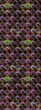 Fantezi çiçekli eskiz deseni, doğal duvar kağıdı, çiçek desenli kıvrım çizimi. Paisley el çizimi elementler. Ev dekoru.