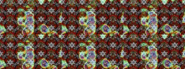 Arkaplan dokusu, duvar kağıdı, gri ve kahverengi renkli çiçek teması. Soyut etnik raster çizim kalıbı. Kabile sanatı boho baskısı, klasik çiçek arkaplanı.