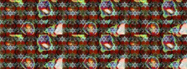 Çiçek desenli eskiz, yaz çiçekleri. Kahverengi ve kırmızı renkte çiçekler. Düz Çiçek Elementleri Tasarımı. Renkli Bahar Teması çizim şablonu.