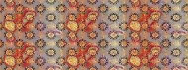 Karalama çiçeği. Renkli Bahar Teması eskiz kalıbı. Güzel kumaş deseni. Zentangle soyut çiçekleri. Raster illüstrasyonu. Düz Çiçek Elementleri Tasarımı.