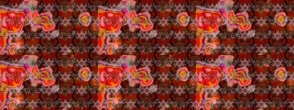 Vadinin çiçekleri kahverengi ve kırmızı renklerde. Raster çiçek desenleri çiziyor..