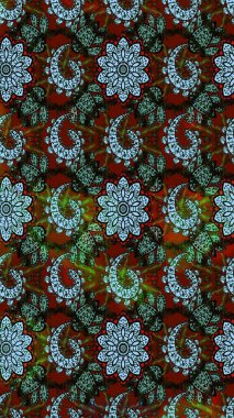 Renkli Bahar Teması eskiz kalıbı. Güzel kumaş deseni. Düz Çiçek Elementleri Tasarımı. Raster illüstrasyonunda çiçek deseni çizimi.