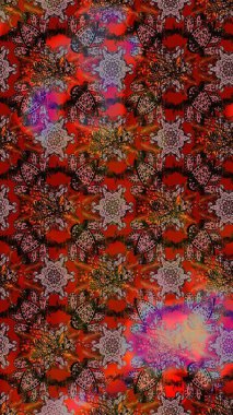 Yumuşak fayans. Klasik çiçek desenli. Paketleme, tekstil, duvar kâğıdı için çiçek eskizi. Yumuşak pamuk tasarımı. Raster taze dokusu.