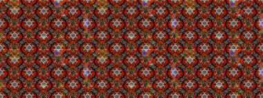 Modern çiçek arkaplanı. Parlak renkli çiçekleri ve kahverengi ve kırmızı renkte yaprakları olan harika bir çiçek deseni. Moda baskıları için zarif bir şablon. Halk stili.