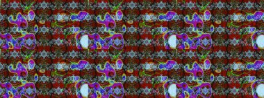 Beautiful watercolor Bouquet of summer flowers sketch pattern. Nice fabric pattern.