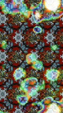 Raster düz çiçek çizim deseni. Yeşil ve gri renkli çiçekler. Tasarım hediye paketi, tebrik kartları, posterler ve afiş tasarımı.