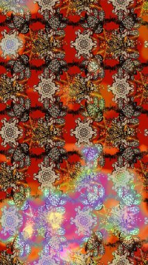 Çiçek eskiz deseni. Klasik taslak çizimi. Raster çiçek izi..