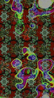 Yumuşak pamuk tasarımı. Paketleme, tekstil, duvar kâğıdı için çiçek eskizi. Raster 'ın taze dokusu. Klasik çiçek desenli. Yumuşak kiremit.