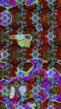 Raster illüstrasyonu. Çiçek arkaplan. Suluboya çiçek buketi. Kırmızı ve mavi renklerde. Doğum günü kartı ya da düğün davetiyesi. Çiçekli tebrik kartı.