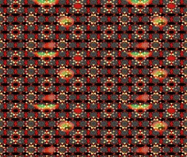 Raster stili kumaş deseni. Çiçekler suluboya çizim deseni.