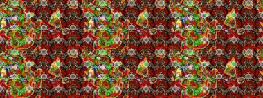 Moda baskıları için zarif bir şablon. Küçük çiçekte güzel bir desen. Robot resim. Motley illüstrasyonu. Çiçekli bahar çiçekleri. Küçük renkli çiçekler..