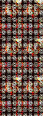 Eski usul. Eskiz geçmişi. Raster. Kumaş, tekstil, duvar kağıdı baskısı için. Raster illüstrasyonu. Tomurcukları çiçekli sevimli çiçek deseni..