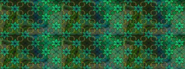 Elle çizilmiş sonbahar çiçeği deseni. Renkli yeşil ve mavi çizim kalıpları. Tekstil ve kapak tasarımı için mükemmel. Doodle tarzı. Yeşil ve mavi renkte çiçekler.