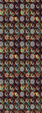 Sabıka fotoğraflarında, bebek kıyafetlerinde, duvar kâğıtlarında, paket kutularında falan kullanılabilir. Zarif, parlak ve eskiz siyah ve kırmızı çiçek deseni tasarımı.