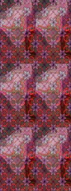 Raster illüstrasyonu. Tomurcukları çiçek olan sevimli bir çiçek deseni. Eskiz geçmişi. Raster. Kumaş, tekstil, duvar kağıdı baskısı için. Antika retro tarzı.