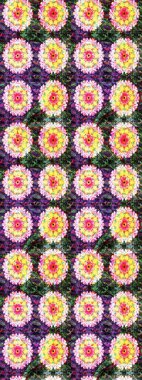 Klasik çiçek desenli. Raster 'ın taze dokusu. Yumuşak fayans. Sarma, tekstil ve duvar kâğıdı için kusursuz çiçek arkaplanı. Yumuşak pamuk tasarımı.