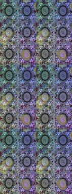 Süslü kumaş deseni. Çiçekli çiçek deseni, suluboya. Raster deseni.