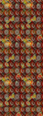 Renkli Bahar Teması eskiz kalıbı. Raster güzel kumaş deseni çiziyor. Çiçek deseni. Düz Çiçek Elementleri Tasarımı.