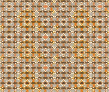 Çizgi çizimi kalıbı. Şirin çiçekler. Raster Moda kumaş deseni.