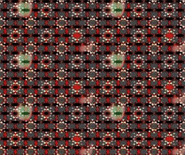 Nazik, narin çiçek arkaplanı. Çiçekli karalama şeklinde Raster çiçek deseni. Siyah ve kahverengi renkte çiçekler.