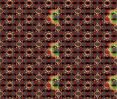 Arkaplan dokusu, duvar kağıdı, siyah ve kırmızı renkli çiçek teması. Kabile sanatı boho baskısı, klasik çiçek arkaplanı. Soyut etnik raster çizim kalıbı.