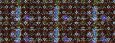 Güzel kumaş deseni. Küçük çiçekteki sevimli çiçek deseni. Güzel karalamalı çiçek desenli çizim. Raster illüstrasyonu.