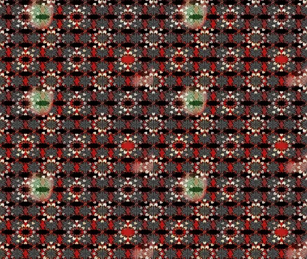 Nazik, narin çiçek arkaplanı. Çiçekli karalama şeklinde Raster çiçek deseni. Siyah ve kahverengi renkte çiçekler.