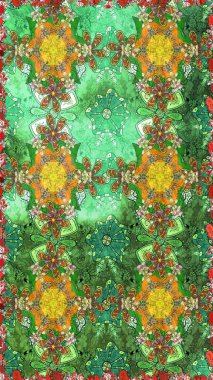 Küçük renkli çiçekler. Çiçekli bahar çiçekleri. Küçük çiçekte güzel bir desen. Kusursuz. Motley illüstrasyonu. Moda baskıları için zarif bir şablon.