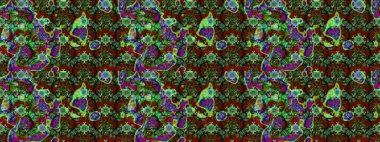 Raster. Tomurcukları çiçek olan sevimli bir çiçek deseni. Eskiz geçmişi. Raster illüstrasyonu. Kumaş, tekstil, duvar kağıdı baskısı için. Antika retro tarzı.