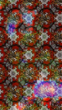 Moda baskısı. Çiçeğin suluboya çizimlerinin mükemmel deseni. Dekorasyon ve tasarım için güzel bir desen. Suluboya çizim kalıbı. Eski.