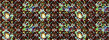 Flowers on brown and gray colors. Colour Spring Theme sketch pattern Background. Flat Flower Elements Design Raster illustration. Floral sketch pattern background.