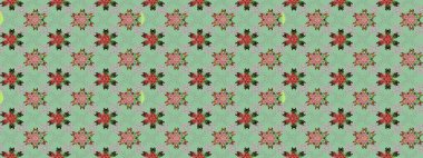 Tarafsız ve gri renklerde çiçekler. Hediye ambalaj kağıdı, tebrik kartları, posterler ve pankart tasarımı. Raster düz çiçek çizim deseni.