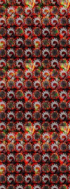 Çiçeğin suluboya çizimlerinin mükemmel deseni. Moda baskısı. Dekorasyon ve tasarım için güzel bir desen. Ton halinde. Suluboya desenli çiçek deseni.