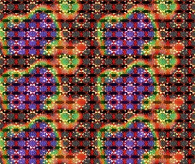 Botanik çizim kalıbı. Organik elementler. Suluboya etkisi. Raster deseni.