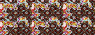 Nazik, sevimli çiçek arkaplanı. Çiçekli karalama şeklinde Raster çiçek deseni. Gri ve kahverengi renkte çiçekler.