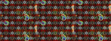 Raster cute pattern in small flower. The elegant the template for fashion prints. Motley illustration. Small colorful flowers. Spring floral background with red and gray flowers.