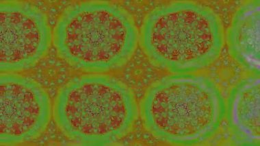 Renkli unsurlarla hareketli arka plan görüntüleri. Çiçekler. Eski model. Bayrak tarzı. Video kaydı. Şablon. Döngü. Kusursuz.. 
