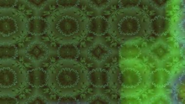 Renkli unsurlarla hareketli arka plan görüntüleri. Çiçekler. Eski model. Bayrak tarzı. Video kaydı. Şablon. Döngü. Kusursuz.