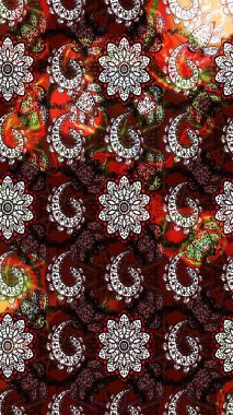 Nazik romantik baskı. Tatil havası. Bahar mevsimi. Raster güzel bir çiçek deseni çiziyor..