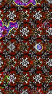 Renkli Bahar Teması eskiz kalıbı. Düz Çiçek Elementleri Tasarımı. Gri ve kahverengi renkte zarif çiçekli suluboya. Raster illüstrasyonu.