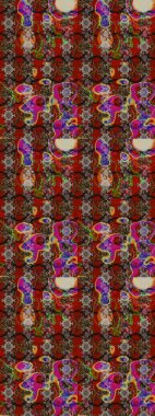 Parlak elementlerin. El çizimi Raster çizimi. Çizim çiçek deseni duvar kağıdı, web sitesi arkaplanı, paket kağıdı, davetiye, broşür, pankart veya web sitesi için kullanılabilir.