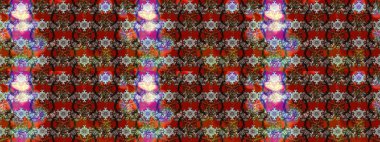 Raster illüstrasyonu. Suluboya çiçekli çiçek deseni. Kahverengi ve kırmızı renklerde Asya tekstili.