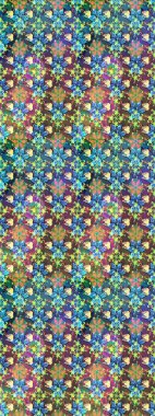 Süslü, dikişsiz, soyut çiçeklerle süslenmiş. Şekillendirilmiş çiçeklerle kusursuz desen. Çiçek deseni duvar kağıdı, şablon dolguları ve web sayfası arkaplanı için kullanılabilir.