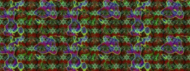 Sabıka fotoğraflarında, bebek kıyafetlerinde, duvar kâğıtlarında, paket kutularında falan kullanılabilir. Zarif, parlak ve eskiz yeşil ve kırmızı çiçek desenli tasarım. Raster..