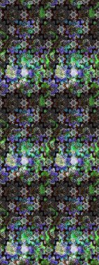 -gray and black flowers. Floral collage. Floral background. Flower composition. Nice pattern in the small flower. Raster pattern. Nature.