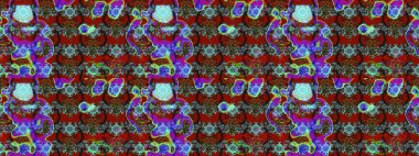 Suluboya etkisi. Organik elementler. Raster deseni. Botanik çizim deseni.